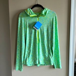 Womens Columbia zip-up lightweight jacket